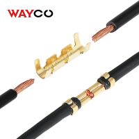 【hot】ↂ  50/100 Set U-Shaped Electrical Wire Connectors Crimp Terminals Fast Wiring Connection 0.5-1.5mm² And Shrink Tube