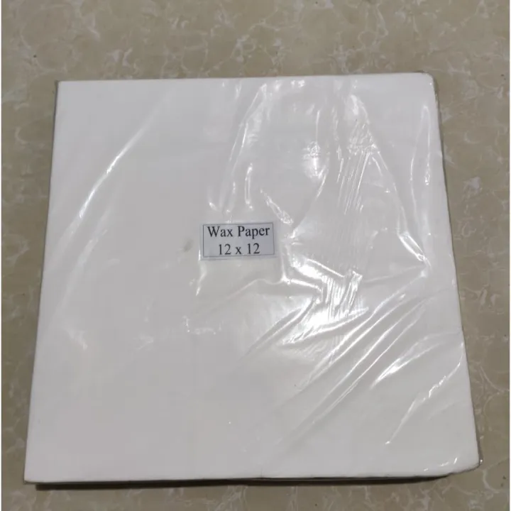 Wax Paper Grease Proof 10 x 10 / 12 x 12 1,000pcs per bundle Lazada PH