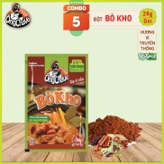 Combo 5 túi Bột Bò Kho Ông Chà Và 28gr