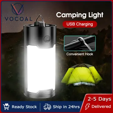 Portable Camping Lantern Waterproof 3 Lighting Modes Tent Light 1200mAh  Solar Powered USB Rechargeable Outdoor Indoor Nightlight