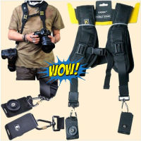 สายคล้องไหล่แบบคู่ กล้อง Mirorless DSLR Quick Strap Double Shoulde