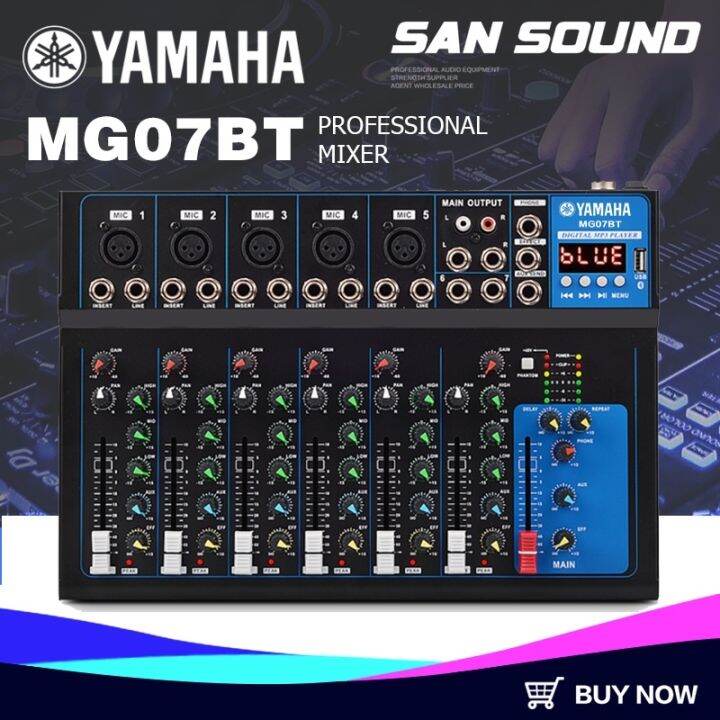 Yamaha mg07bt 7 channel mixer w bluetooth usb sound mixer Lazada PH