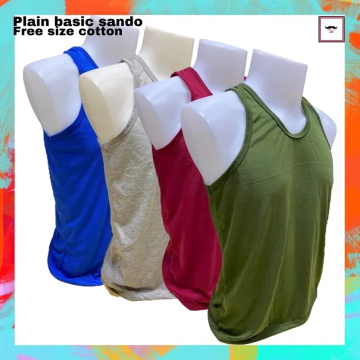 plain pang bahay sando | Lazada PH