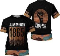 2023 new arrive- xzx180305   Personalized junnteen shirts, black history month shirts, independence day, free