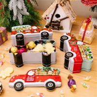 กล่องลูกอมรถการตกแต่งคริสต์มาสที่สร้างสรรค์เป็นของขวัญสำหรับเด็กกล่องของขวัญรถของขวัญคริสต์มาส