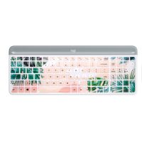 HRH Dustproof Keyboard Cover For Logitech MK470 K580 Slim Wireless keyboard Cover Protector MK 470 K580 English 3D printing Keyboard Accessories