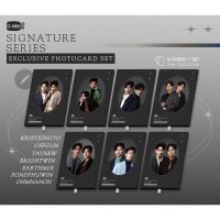 #KRISTSINGTO  #OffGun #TayNew #BrightWin #EarthMix #PondPhuwin #OhmNanon /  SIGNATURE SERIES EXCLUSIVE PHOTOCARD SET