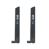 2 Pcs 3G 4G 5G Antenna 600-6000MHz 18DBi Gain SMA Male for Wireless Network Card Wifi Router High Signal