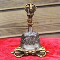 New Original เนปาลบริสุทธิ์ทองแดงห้า-Stranded Vajra Bell และ Pestle ทิเบตพุทธสำหรับพระพุทธรูปเครื่องใช้เสียงคมชัดคุณภาพพระพุทธรูปเนปาล