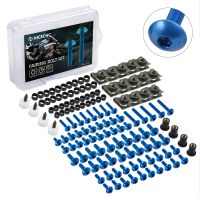 177PCS CNC Screws Motorcycle Alloy Fairing Bolt Screw Nut Kit M6 M5 For Suzuki GSXR 600 750 1000 K1-K8 Yamaha Bmw Honda Kawasaki Nails  Screws Fastene