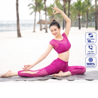 Bộ Đồ Tập Yoga Dáng Alibaba Phối Ren Dahlia Livan Sport Cao Cấp Dòng LV thumbnail