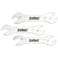 Icetoolz ประแจเครื่องมือซ่อมจักรยานกุญแจไขเพลาจักรยาน37X3หัวประแจประแจมือหัวเปิดโคน37a1 37b1 37c1