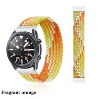 20mm 22mm Braided Solo Loop Band for Samsung Galaxy active 2/watch 3/46mm/42mm/Gear S3 bracelet Huawei watch GT/2/2e/Pro strap