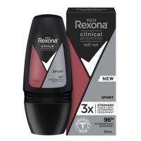 Rexona for Men Clinical Protection Roll On Sport ผลิตภัณฑ์ลูกกลิ้งระงับกลิ่นใต้วงแขนสำหรับผู้ชายกลิ่นพิเศษจากต่างประเทศ