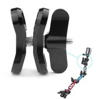 Aluminum Butterfly Clip Arm Clamp Mount for GoPro Hero 8/7/6/5/4/3/3+/2/1, SJCAM, Action Camera etc.