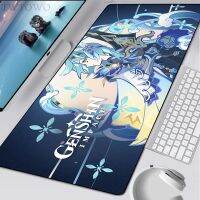 【YF】 Mousepad HD Home Computer New Mouse Mat keyboard pad Genshin Impact Eula Natural Rubber Carpet Laptop Soft Desktop Pad