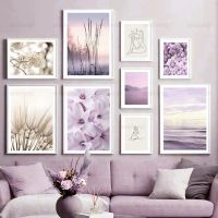 【cw】 Reed Landscape Wall Canvas Painting Posters and Prints Pictures for Room