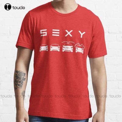 New S3Xy Tesla - Model S Model 3 Model X Model Y - Elon Musk T-Shirt T Shirt Cotton Tee Shirts Xs-5Xl Streetwear Tshirt Retro