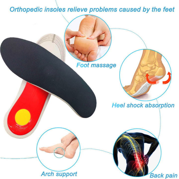 1คู่-orthopedic-insoles-arch-flatfoot-บรรเทาความดัน-breathable-running-cushion-cuttable-รองเท้าอุปกรณ์เสริม-s-ปฐมนิเทศ