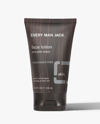 โลชั่นบำรุงผิวหน้า Every Man Jack face lotion and post-shave Fragrance Fee Skin 4.2 FL 125 mL.