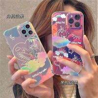 {Taoyitao เคส} เคสเลเซอร์ยูนิคอร์นเพื่อเป็นเกียรติแก่ X8 X6 9X 10i 50 70 80 Pro ใส Aurora ฝาครอบโทรศัพท์แบบนิ่ม Huawei P50 P40 P30 P60 Mate 20