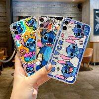 [Chaoke digital branch] Lilo Stitch ดิสนีย์น่ารักสำหรับ iPhone 14 13 12 11 Pro Max 6 6S 7 8 Plus X XR XS Max ฝาครอบ Coque Funda ซากเคสโทรศัพท์แบบใส