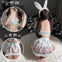 แฟนสาว ชุดนอน Pure desire fission secondary yuan printed lolita maid rabbit uniform suits