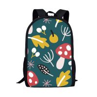 Fashion Mushroom Print College Style School Bags For Universit Teen School Backpack For Boys Girls Bookbag New Semester Bagpack