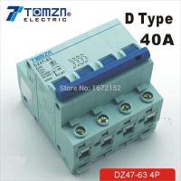 4P 40A 240V/415V  Circuit breaker MCB C TYPE 4 Poles Electrical Circuitry Parts