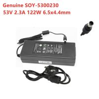 Gratis Ongkir ถั่วเหลือง53V 2.3A AC DC ที่ชาร์จอะแดปเตอร์สำหรับ DAHUA เครื่องอัดแบบ POE 5300230 NVR2208-8P อะแดปเตอร์สวิตช์จ่ายไฟสลับ6.5X4.4Mm