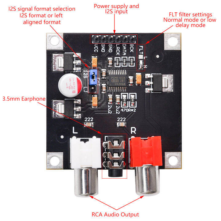 pcm5102-dac-ถอดรหัสเครื่องเล่น-i2s-ประกอบคณะกรรมการ32bit-384พันเกิน-es9023-pcm1794ถอดรหัสคณะกรรมการโมดูลสำหรับราสเบอร์รี่-pi