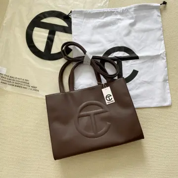 Shop Telfar Casual Style Street Style Plain Logo Shoulder Bags by
