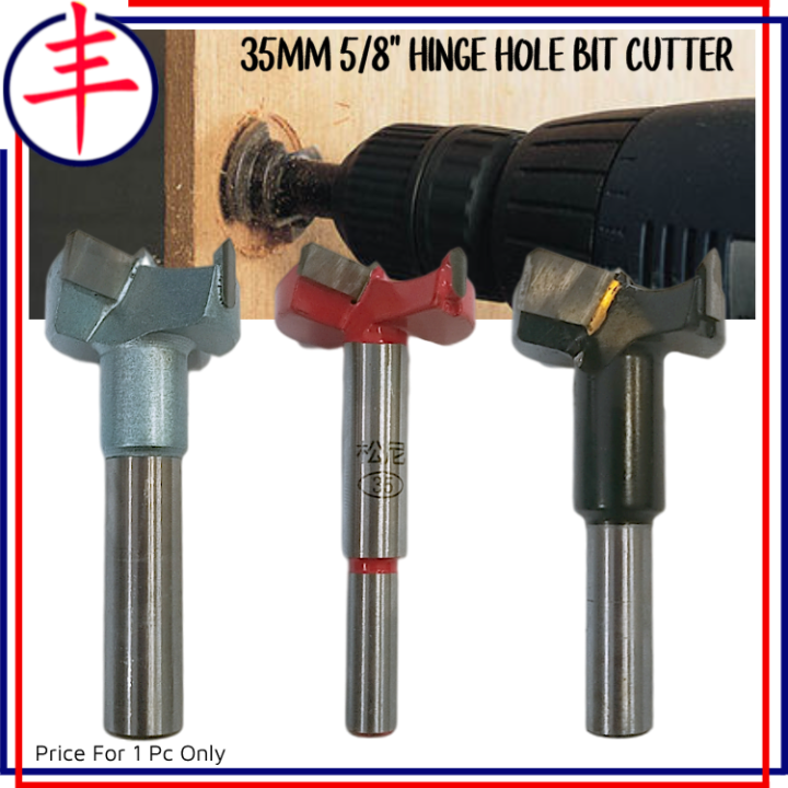 35MM 5/8" HINGE HOLE BIT SAW FOR HYDROLIC HINGE DOOR CONCEALED HINGE