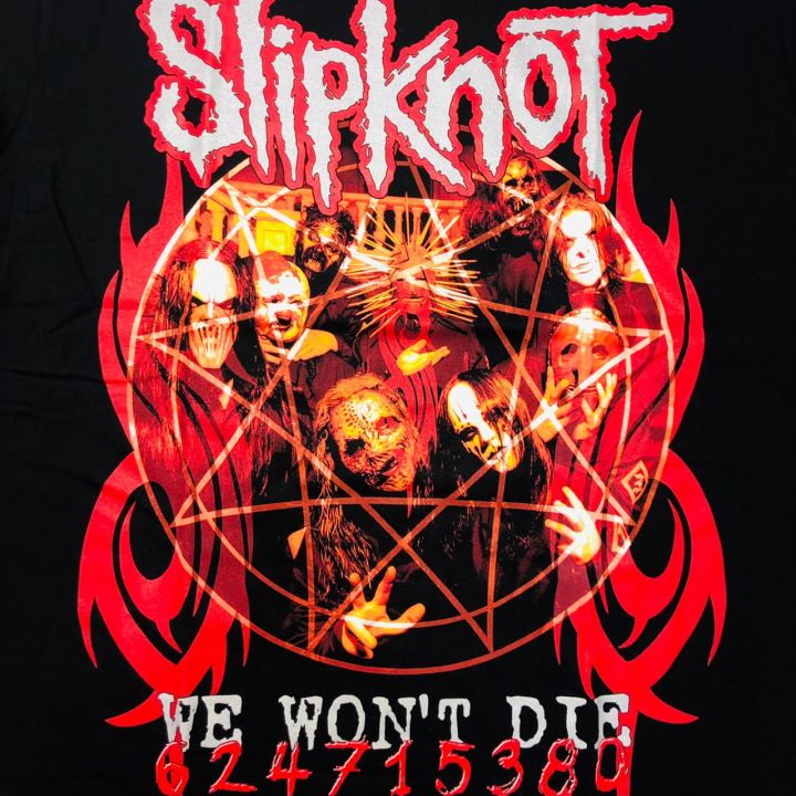 เสื้อวง-slipknot-ms-50-เสื้อวงดนตรี-เสื้อวงร็อค-เสื้อนักร้อง