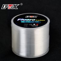 Special Offers FTK 120M Invisible Fishing Line Speckle Fluorocarbon Coating Fishing Line 0.14Mm-0.50Mm 4.13LB-34.32LB Super Strong Spotted Line