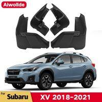 แผ่นบังโคลนสำหรับ Subaru XV 2018-2021 2019 2020แผ่นกันโคลนด้านหน้าบังโคลนด้านหลังรถอุปกรณ์ตกแต่งภายนอก