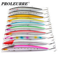 10pcsLot Mixed Color Minnow Fishing Lures Set 18cm 24g High Carbon Steel Treble Hooks Lifelike Fake Bait Bass Wobbler Crankbait