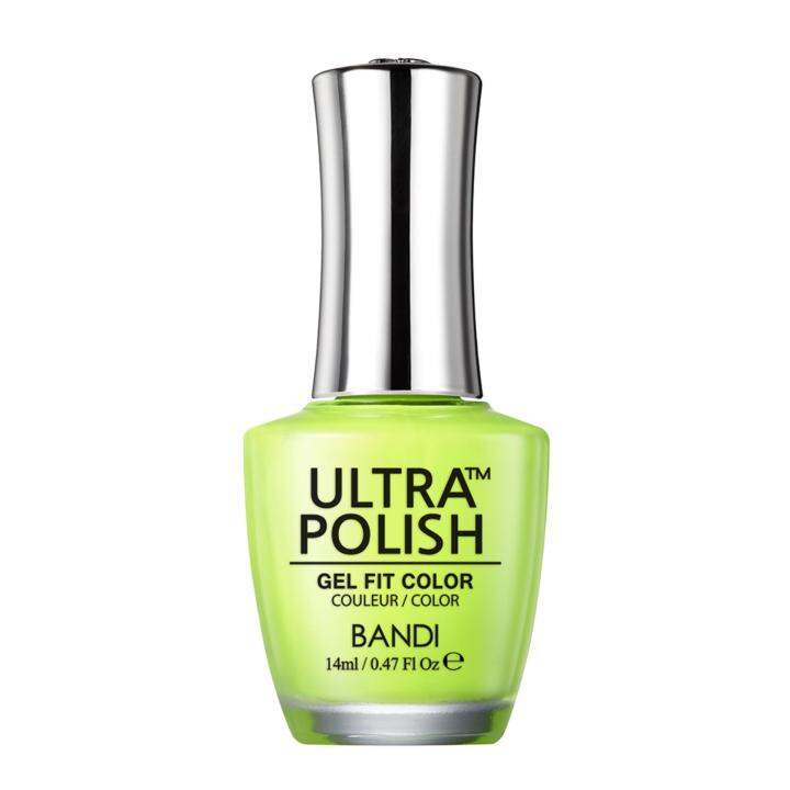 ยาทาเล็บกึ่งเจลultra-polish-up606-bikini-lime