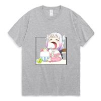Hot Anime Kannakamui Miss Kobayashis Dragon Maid Print Tees Shirt For Mens Street T Shirt