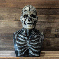 Head Full Jaw Latex Skeleton Scary Brain Halloween