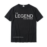 Mens The Legend Has Retired 2021 Funny Retirement Gift For Men T-Shirt T Shirt Tops Tees Latest Cotton Custom Camisa Male