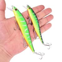 ชิ้นลอยดำน้ำตกปลา Lure 14 กรัม 23 กรัม Sinking Minnow Wobblers เหยื่อ Hard ประดิษฐ์ Triple Hook สำหรับ Bass Pike Crankbait - Cailine