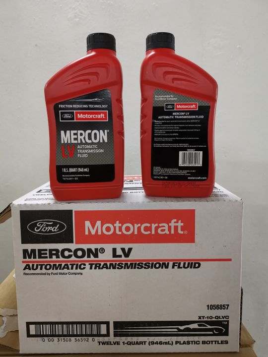 Ford Motorcraft MERCON LV Automatic Transmission Fluid (1 U.S. Qt/ 946ml)