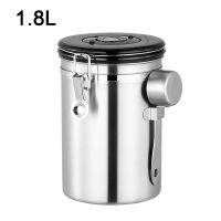 Stainless Steel Sealed Tank Storage For Coffee Beans Tea Moisture-Proof Coffee Bean Milk Powder Jar Tea Pot Kitchen Grains Box