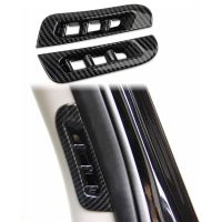 One-Pillar Air Outlet Exhaust Vent Cover Trim for Durango 2011-2022 Accessories ABS Carbon Fiber