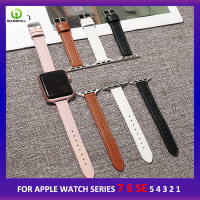 BassPal สายรัดหนังบาง14มม. สำหรับนาฬิกา Apple Ultra 49มม. 44มม. 40มม. 42มม. 38มม. สำหรับ I Watch Series 8 7 6 SE 5 4 3 2 1อะไหล่สายรัดข้อมือ