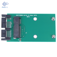 【Paul L】 1PC Mini PCIe PCI-E mSATA 3x5cm SSD ถึง1.8 "Micro SATA ADAPTER CONVERTER CARD