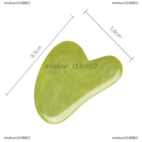 mishun318862 1PC NATURAL guasha Facial Jade Face Body Care Spa Gua Sha คณะกรรมการนวดเครื่องมือ