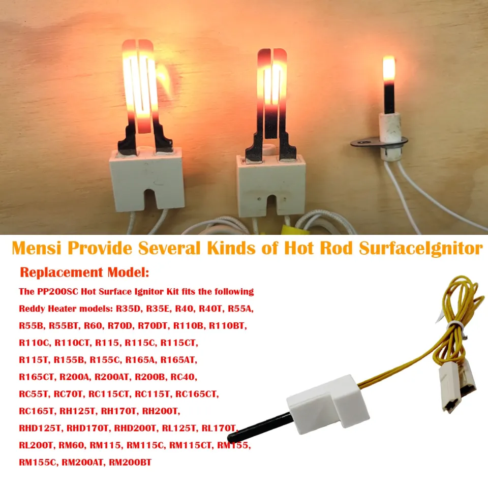 MENSI PP200 PP200SC HA1000 Hot Surface Ignitor For Reddy Heater, Master  Heaters, Procom Heaters | Lazada