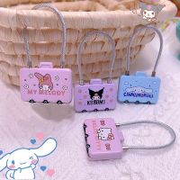 THOMA Toolbox กระเป๋าเดินทางกระเป๋า Cinnamoroll Kuromi กระเป๋าลากเมโลดี้ยิมล็อคลิ้นชัก TSA ล็อครหัสศุลกากรกุญแจโลหะกระเป๋าเดินทางกุญแจคล้องแบบรหัสกุญแจคล้องกระเป๋า